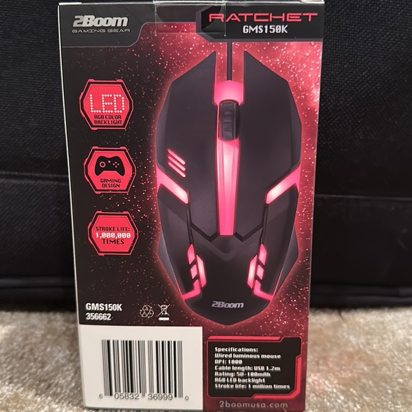 LED video gaming mouse - Picture 3 of 5